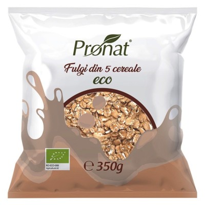 Fulgi din 5 cereale bio, 350g