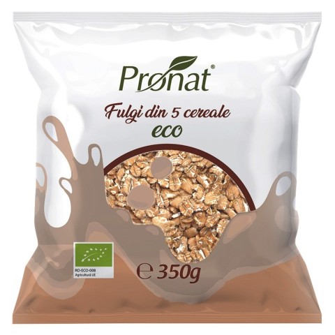 Pagina 2 Cereale bio, Fulgi din 5 cereale bio, 350g, biomag.ro