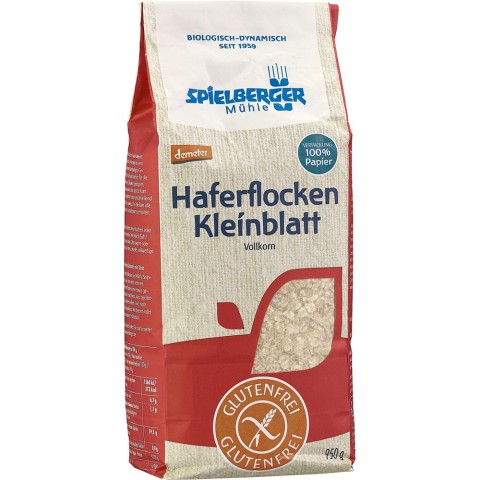 Fulgi din cereale bio, Fulgi mici de ovaz bio integrali fara gluten demeter - 950 g, biomag.ro