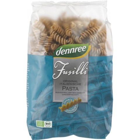 Paste bio din spelta, Fusilli din spelta integrala - 500 g, biomag.ro