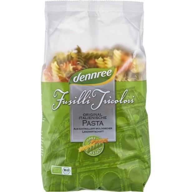 Fusilli tricolore ecologice - 500 g