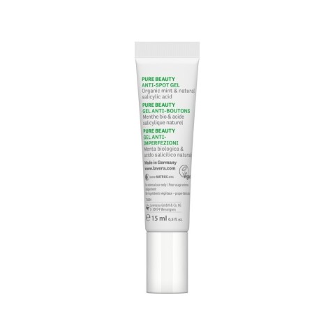 Cosmetice naturale, Gel bio pentru acnee cu menta si acid salicilic, 15ml, biomag.ro
