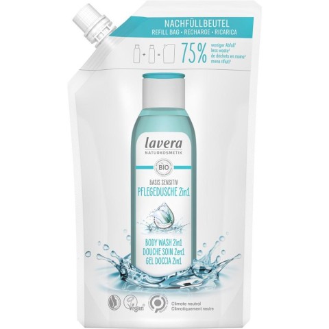 Lavera, Gel de dus 2 in 1 cu aloe vera bio si cheratina vegetala - 500 ml, biomag.ro