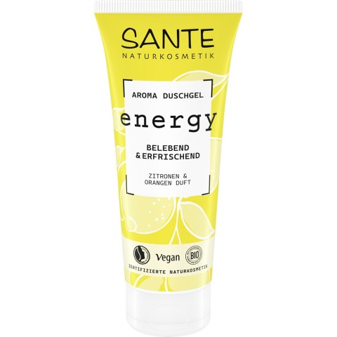 Sante, Gel de dus energy cu lamaie si portocala - 200 ml, biomag.ro
