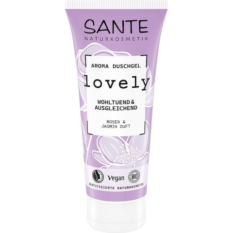 Sante, Gel de dus lovely cu trandafir si iasomie - 200 ml, biomag.ro