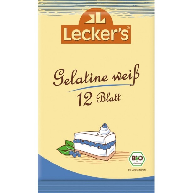 Gelatina alba bio 12 foi 20g lecker's