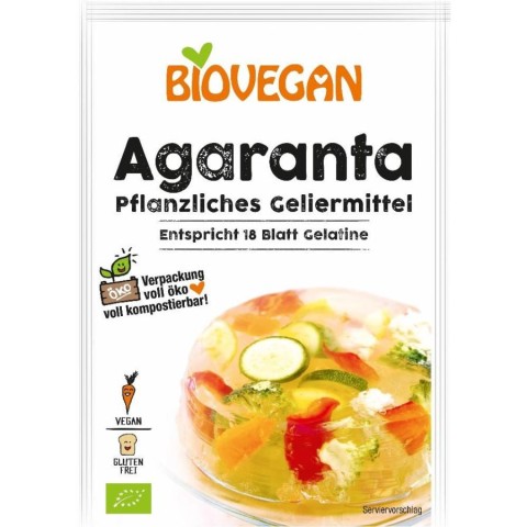 Inghetata bio si decoratiuni, Gelatina bio pentru legume - 18 g, biomag.ro