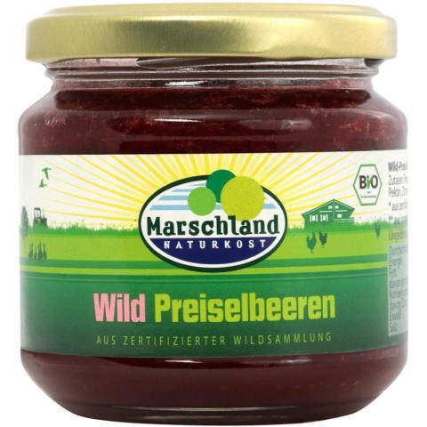 Marschland, Gem de afine rosii bio 220g, biomag.ro
