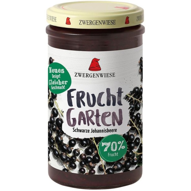 Gem de coacaze negre fara zahar indulcit cu nectar de agave - 225 g