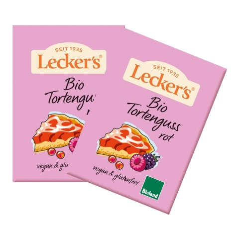 Pagina 4 Hrana sanatoasa, Glazura de gelatina bio rosie, 2x10g lecker's, biomag.ro