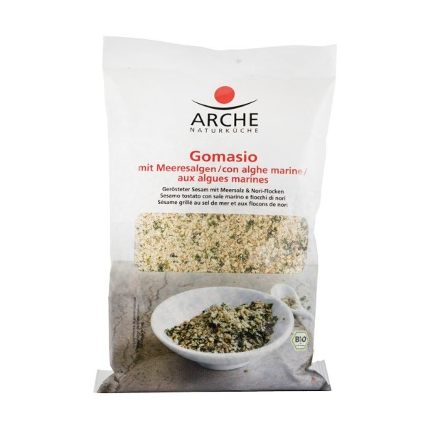 Gomasio bio cu sare de mare si alge marine, 200g
