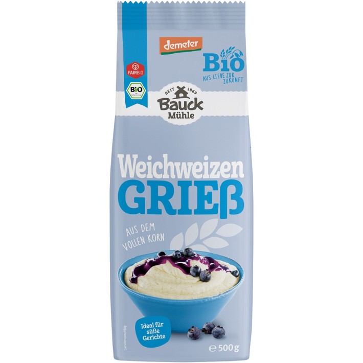 Gris bio de grau demeter - 500 g  - Biomag.ro
