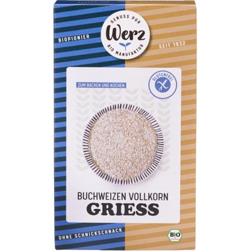Gris bio de hrisca integrala fara gluten - 250 g