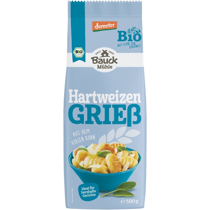 Gris bio din grau dur - 500 g  - Biomag.ro