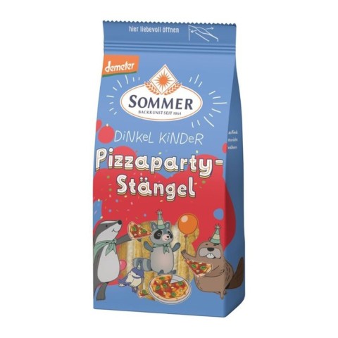 Sommer, Grisine bio si demeter din grau spelta, pizza party, 100g, biomag.ro