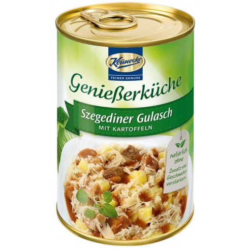 Gulas in stil szeged cu cartofi, 400g keunecke