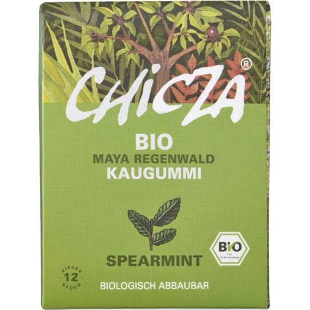 Guma de mestecat bio cu menta piperata - 30 g