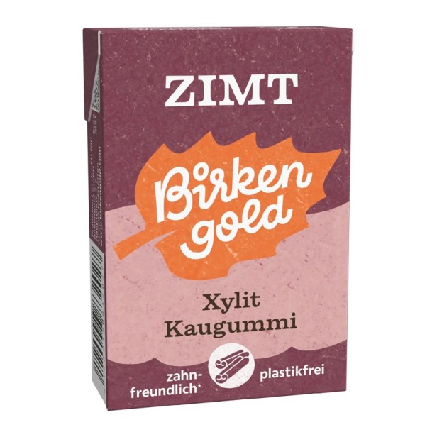 Guma de mestecat cu xylitol pentru ingrijirea dintilor, scortisoara, 28g