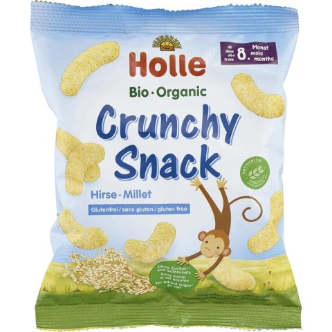 Biscuiti si gustari bio copii, Gustare crocanta din mei bio fara gluten pentru copii 8 luni - 25 g, biomag.ro