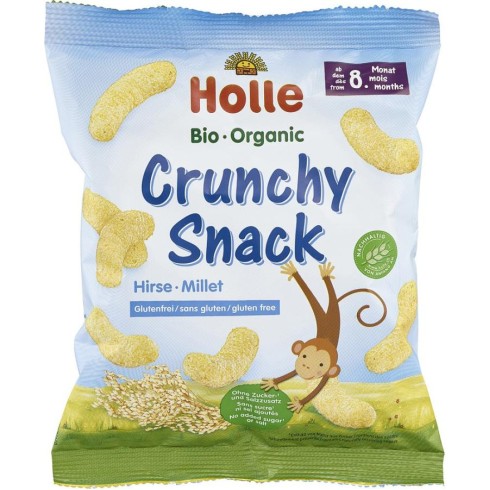 Gustare crocanta din mei bio fara gluten pentru copii 8 luni - 25 g