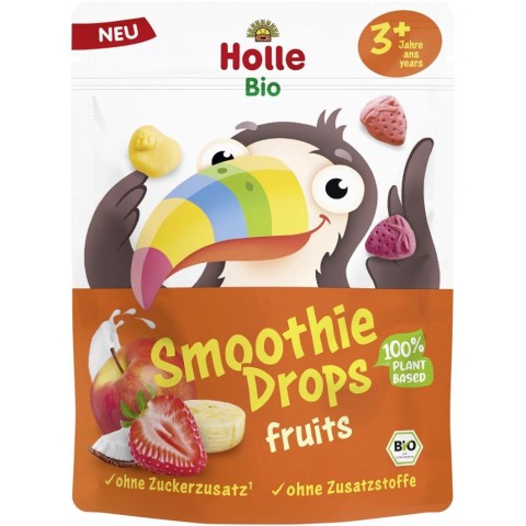 Holle, Gustare bio din fructe pentru copii 3 ani - 15 g, biomag.ro