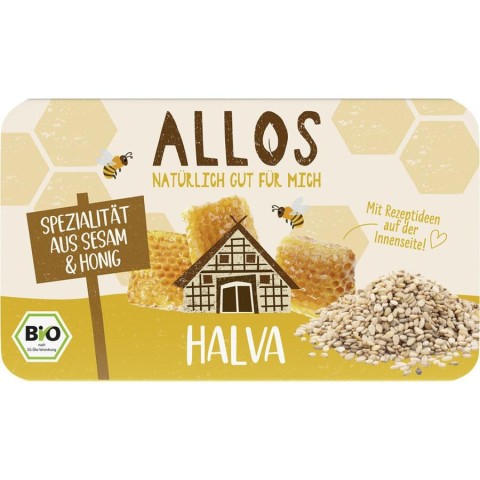 Dulciuri bio, Halva bio cu miere - 75 g, biomag.ro
