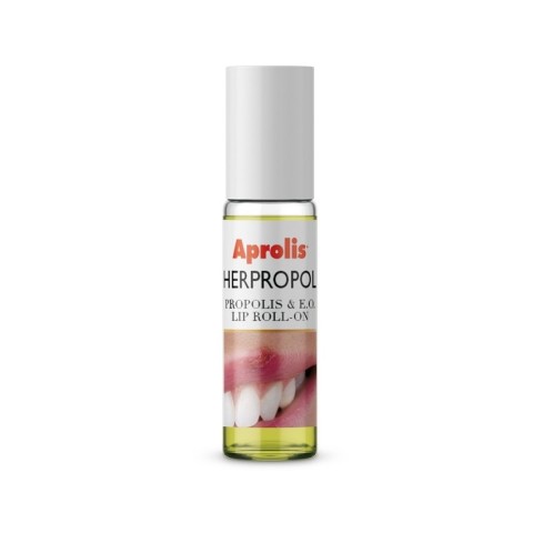 Intersa Labs - Aprolis, Herpropol balsam de buze roll-on cu plante si propolis, 5ml, biomag.ro
