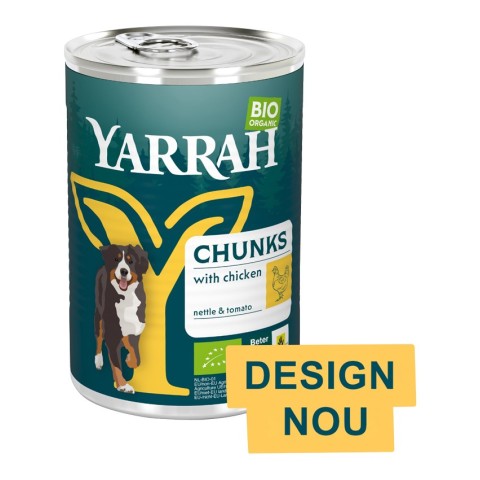 Animale, Hrana umeda bio pentru caini, bucati de pui in sos, 820g, biomag.ro