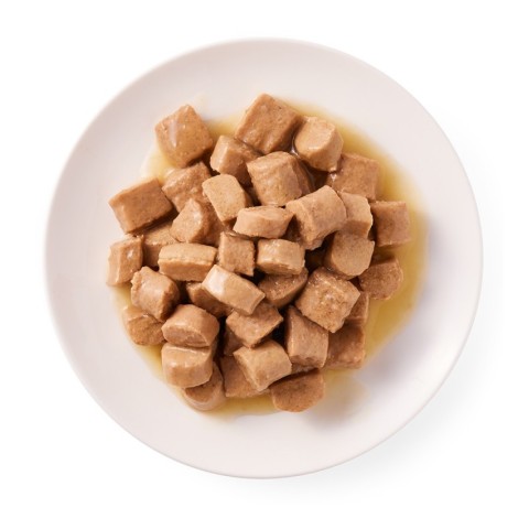 Animale, Hrana umeda bio pentru caini, bucati de vita in sos, 820g, biomag.ro