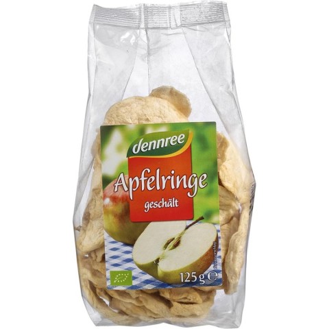 Dennree, Inele bio decojite din mar - 125 g, biomag.ro