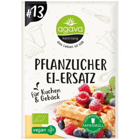 Ingrediente bio pentru copt, Inlocuitor vegan bio pentru oua - 20 g, biomag.ro