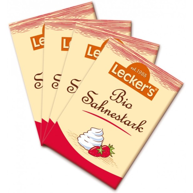 Intaritor de frisca bio, 4x8g lecker`s