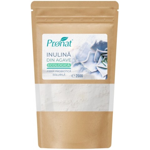 Pronat Zipp Pack, Inulina bio din agave, 200g, biomag.ro