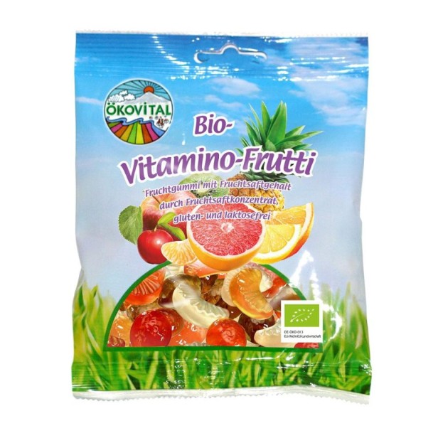 Jeleuri bio cu fructe si vitamine fara gluten si lactoza - 80 g