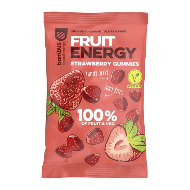 Jeleuri de fructe cu capsuni, 35g