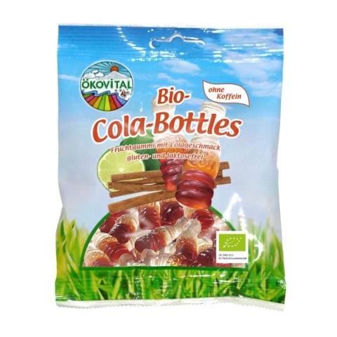 Okovital , Jeleuri bio sticlute de cola fara cofeina - 80 g, biomag.ro