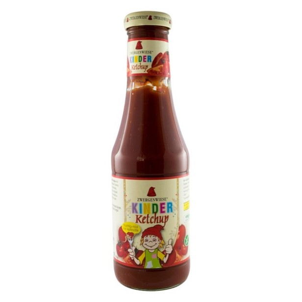 Ketchup bio pentru copii, din piure de rosii cu mere, 500ml