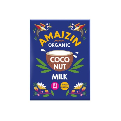 Lapte bio de cocos 17% grasime, 200ml