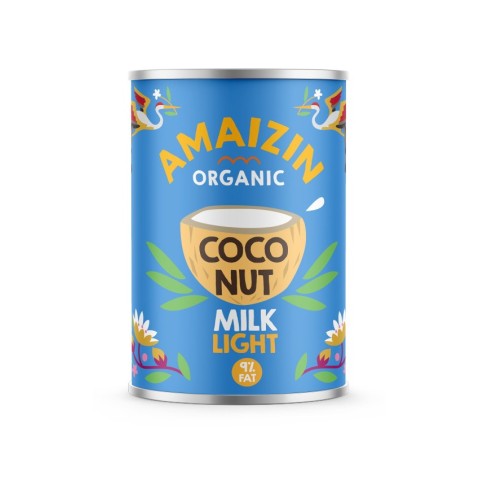 Bauturi vegetale, Lapte de cocos light bio 9% grasime, 400ml, biomag.ro