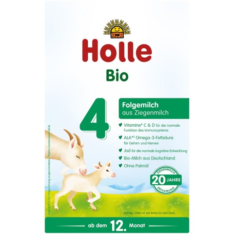 Holle, Lapte praf bio de capra pentru sugari 12 luni formula 4 - 400 g, biomag.ro