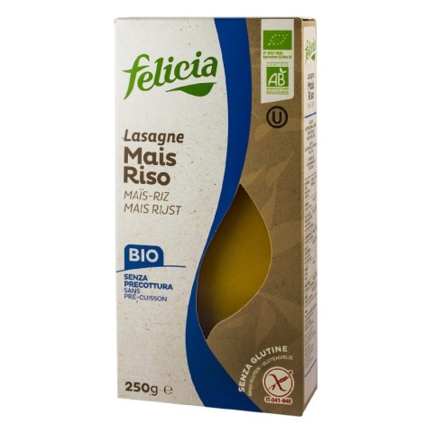 Felicia, Lasagna bio malai si orez, 250g, biomag.ro