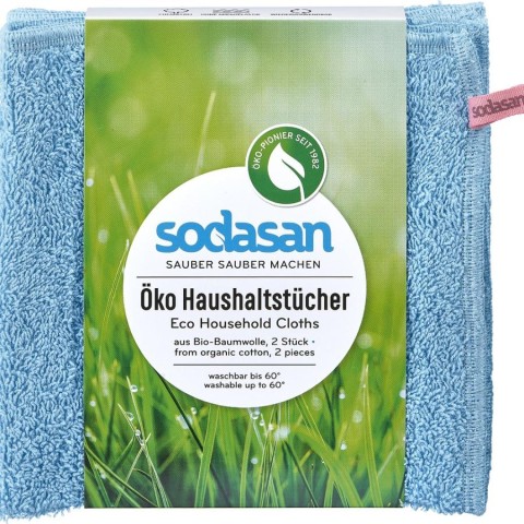 Sodasan, Lavete din bumbac ecologic - 2 buc, biomag.ro