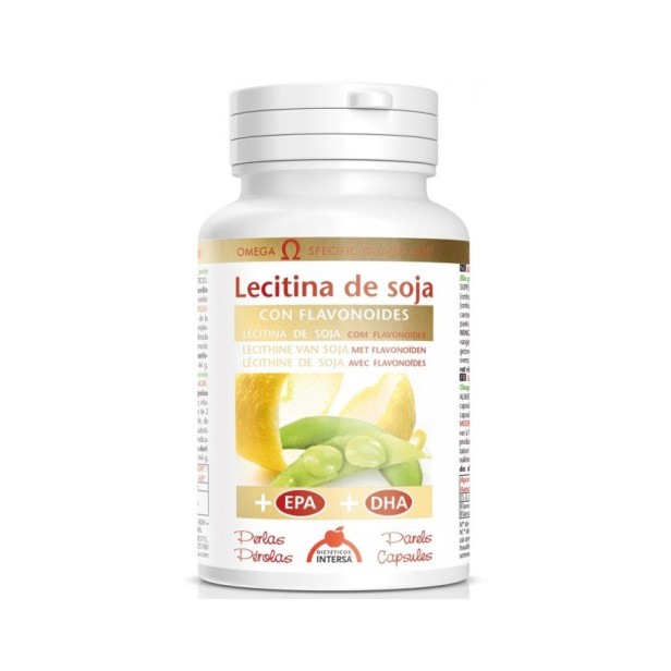 Lecitina de soia cu flavonoide + epa + dha, 144g dieteticos