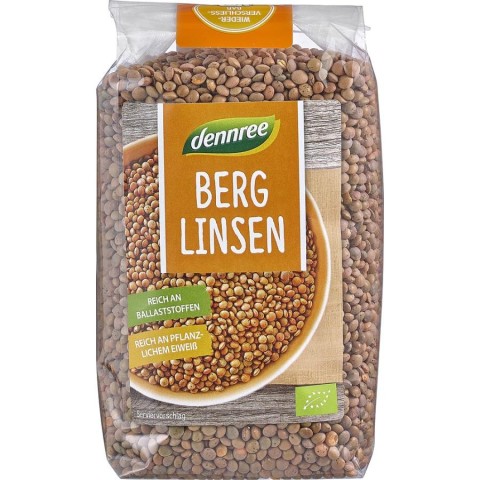 Dennree, Linte maro - 500 g, biomag.ro