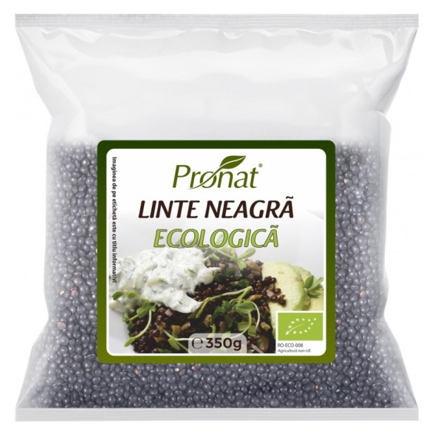Linte neagra bio (beluga), 350g