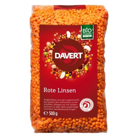 Legume bio, Linte rosie bio - 500 g, biomag.ro