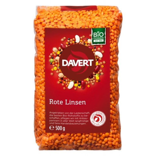 Linte rosie bio - 500 g