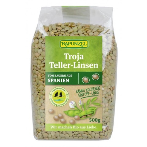 Legume bio, Linte troja bio maro - 500 g, biomag.ro