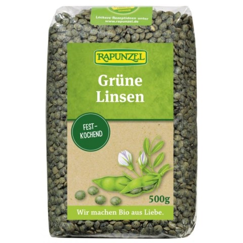 Leguminoase, Linte verde bio - 500 g, biomag.ro