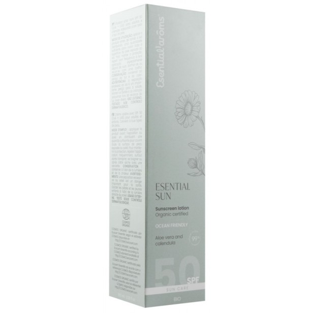 Lotiune bio de protectie solara esential sun spf 50, 100ml